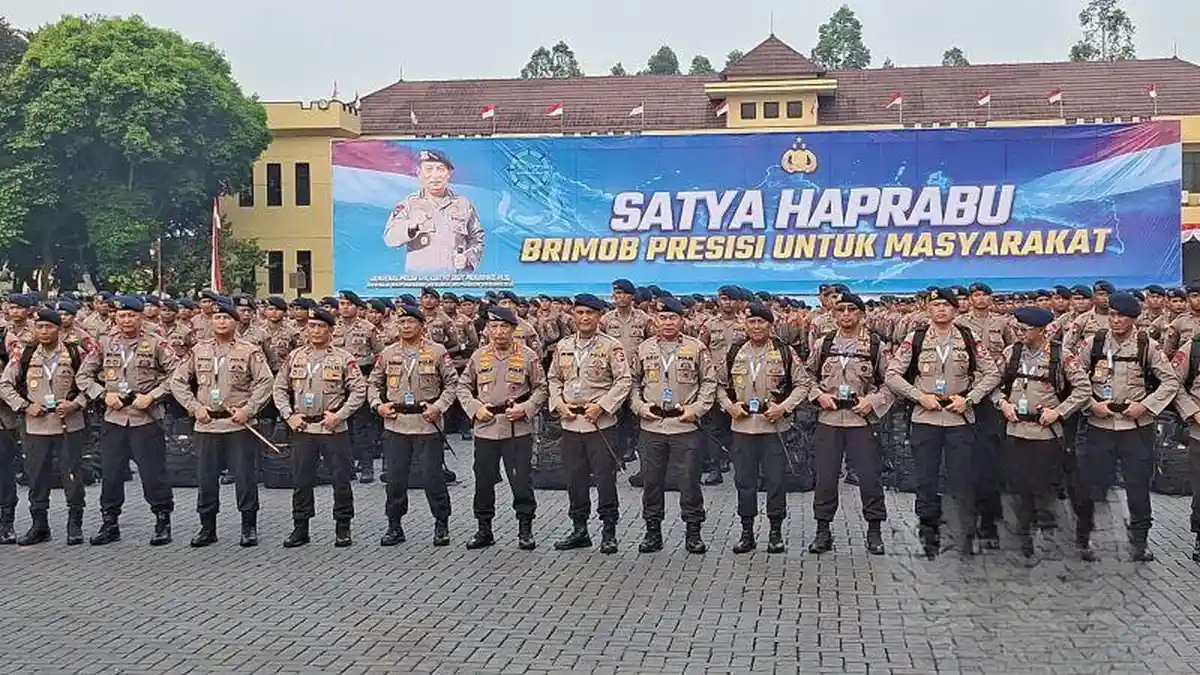 Kapolri Ingatkan Kesiapan Brimob Hadapi Dampak Perang AS-Israel vs Iran 