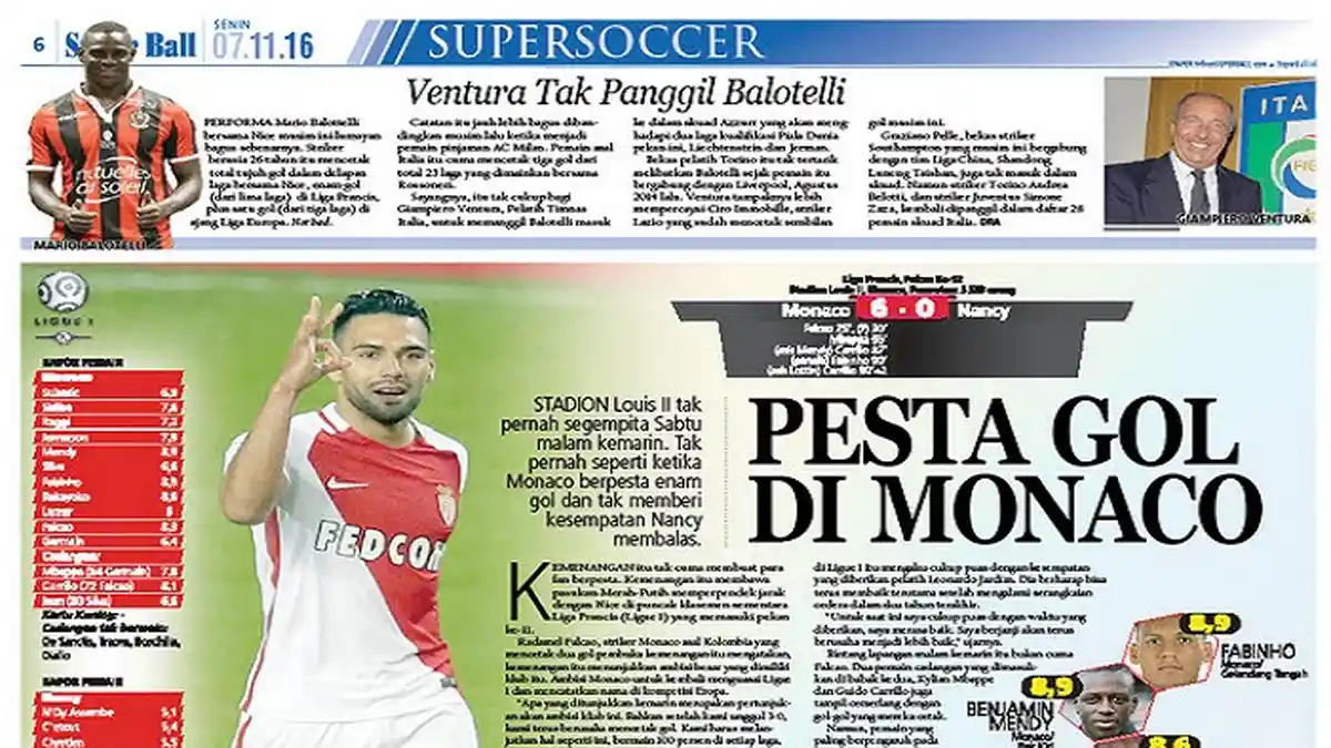 As Monaco Pesta Gol di Stadion Louis II