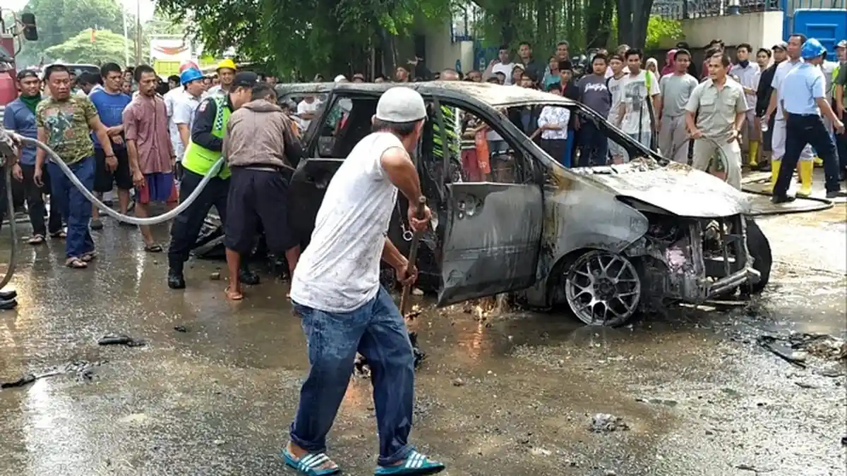 Toyota Avanza Angkut 30 Liter BBM Pertalite Meledak, Begini Penjelasan Polisi