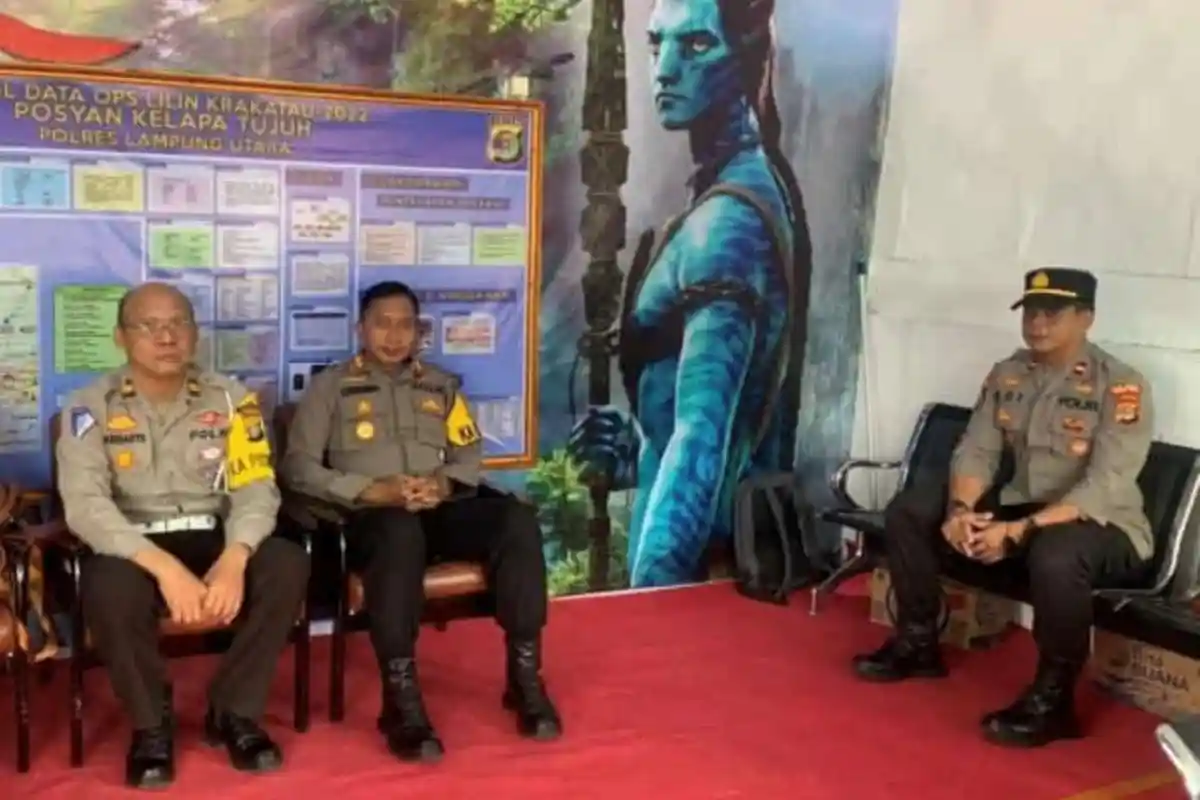 294 Personel Gabungan Amankan Tahun Baru di Lampung Utara