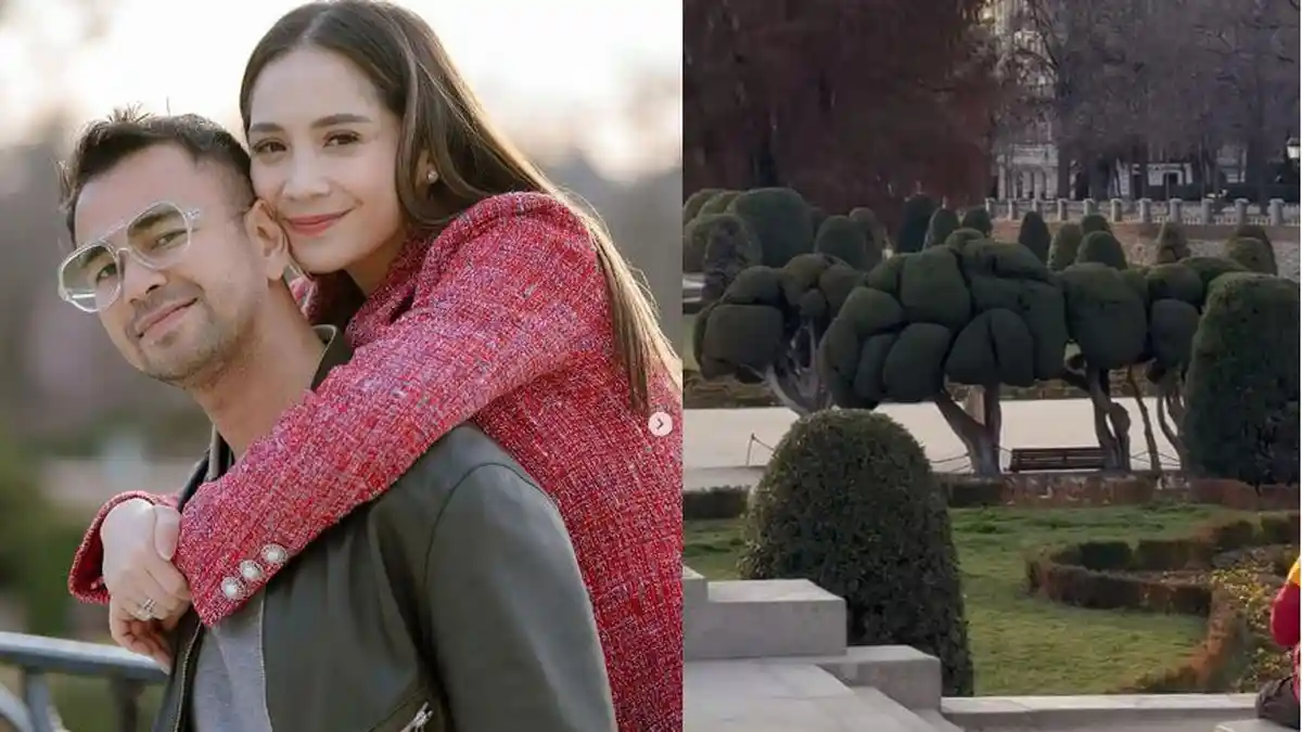 Reaksi Raffi dan Nagita Saat Melihat Langsung Pohon Berusia 400 Tahun di Madrid