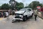 Korban Kecelakaan Mobil Vs Motor di Jalan WR Supratman Tanjungpinang Dirujuk ke Batam