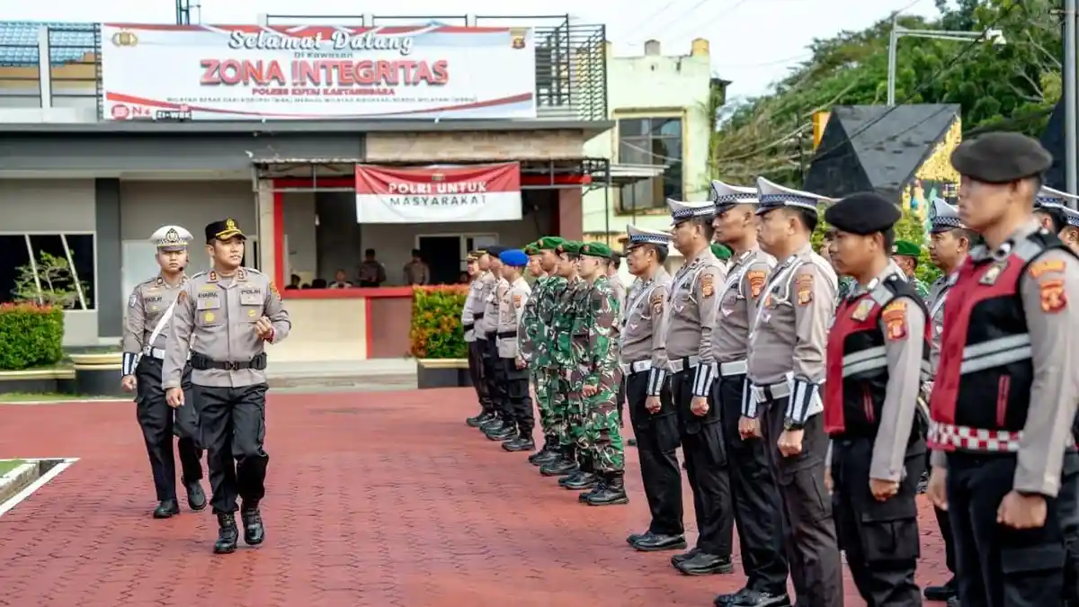Operasi Zebra Mahakam di Kukar Resmi Berjalan, Kapolres Ingatkan Anggota Bertindak Humanis