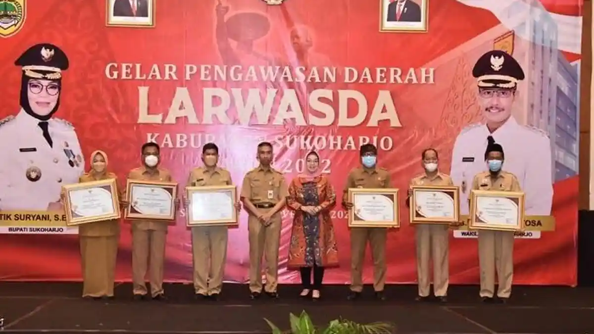 Bupati Sukoharjo Etik Suryani Buka Rapat Dinas Gelar Pengawasan Daerah (Larwasda) 2022