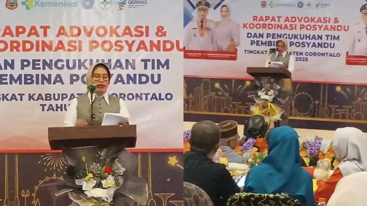 Ketua PKK Kabupaten Gorontalo ‎Maryam Puhi Sebut Posyandu Pilar Pembangunan dan Kesejahteraan Desa