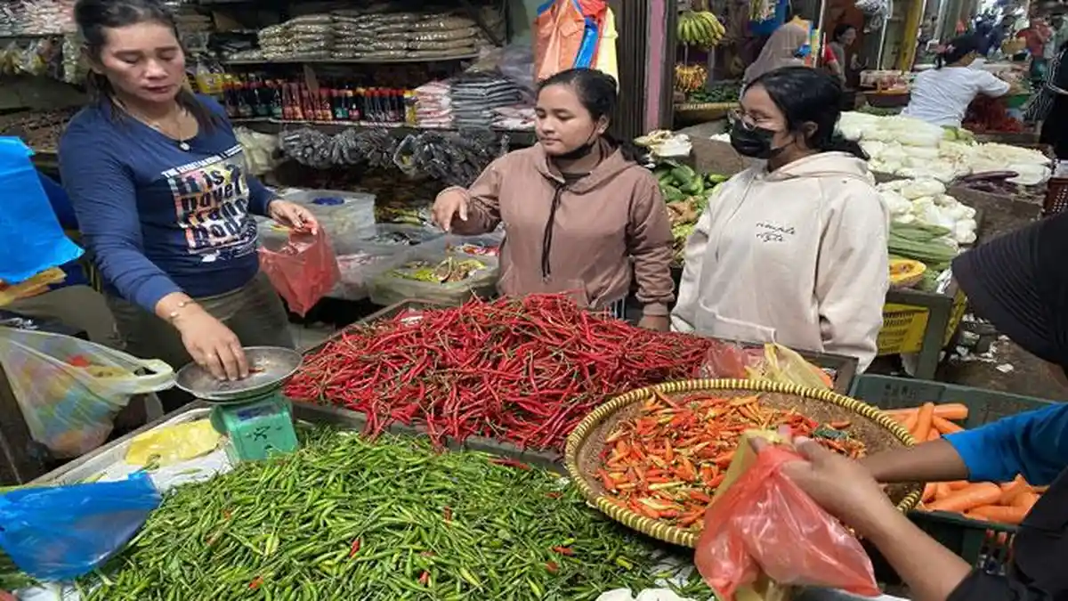 Harga Aneka Cabai Tanjungpinang Turun, BPS Catat Deflasi Agustus 0,54 Persen