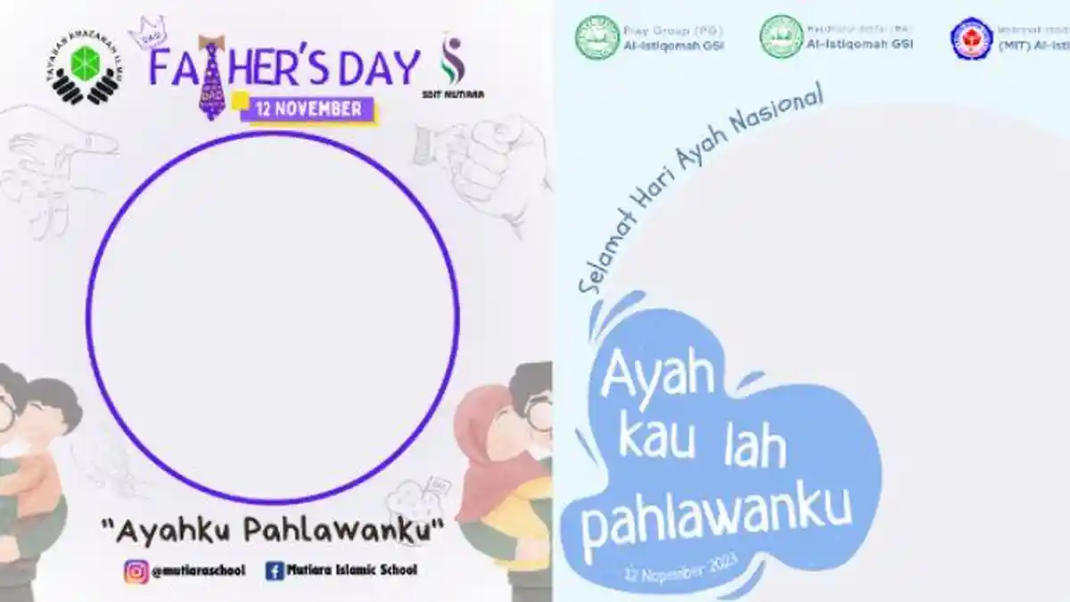 35 Link Twibbon Hari Ayah Nasional 2023, Cocok untuk Memperingati 12 November