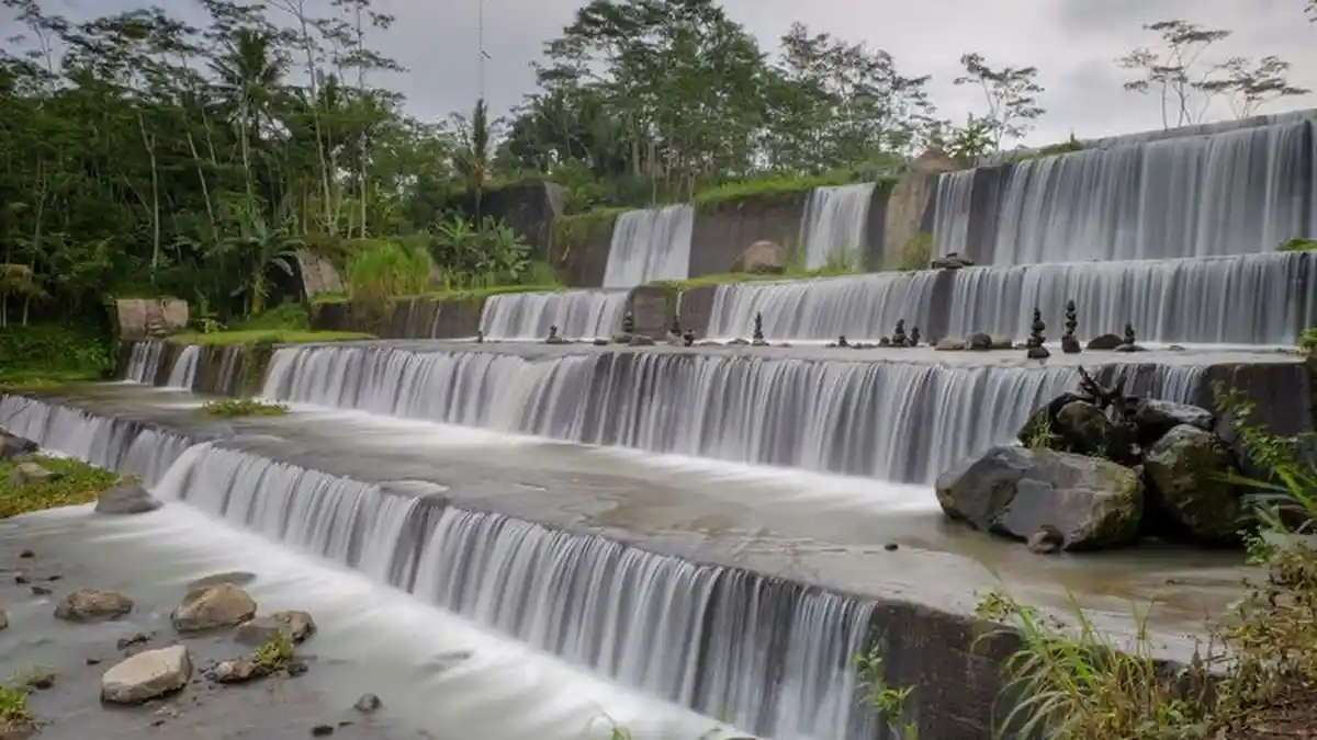 Grojogan Watu Purbo, Air Terjun Bertingkat 6 di Yogyakarta yang Mendadak Viral