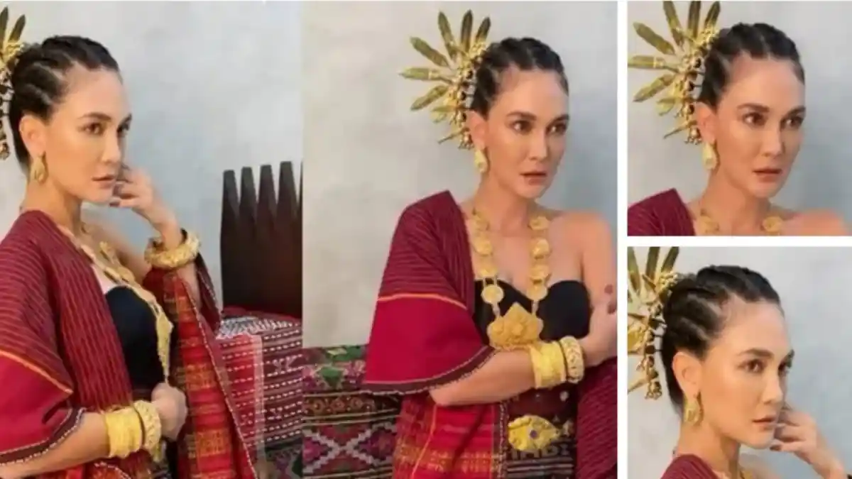 Cantiknya Luna Maya dengan Ragi Hotang Pakaian Adat Batak, Eks Ariel NOAH Banjir Pujian