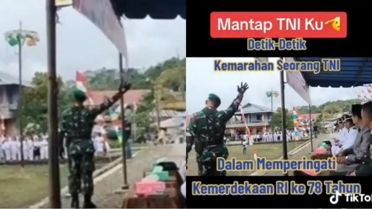 Viral Anggota TNI Tegur ASN yang Enggan Ikuti Upacara 17 Agustus 2023 karena Takut Kotor