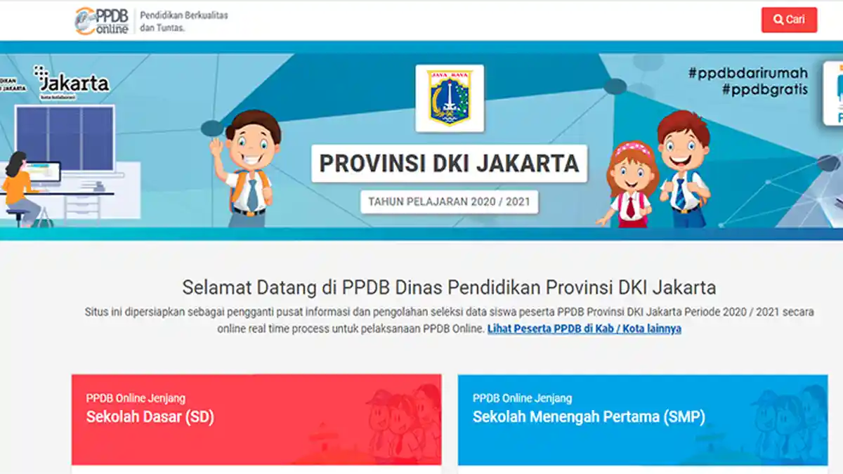 PPDB Jakarta 2020 Terbaru, Cara Daftar PPDB Online Jakarta SD, SMP, SMA & SMK | Siapkan Berkas Ini