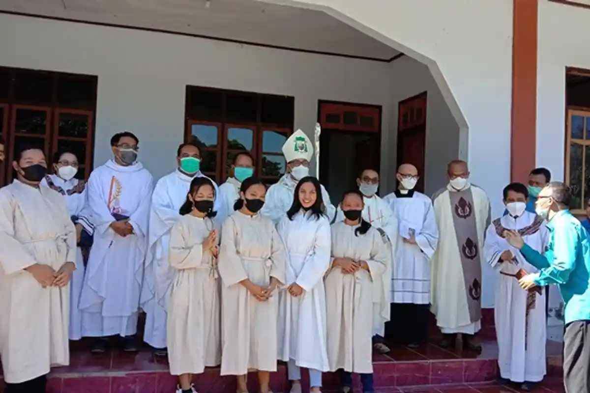 Pimpin Misa Hari Kenaikan Yesus, Uskup Siprianus Ajak Umat Doakan Kaum Muslim Rayakan Idul Fitri