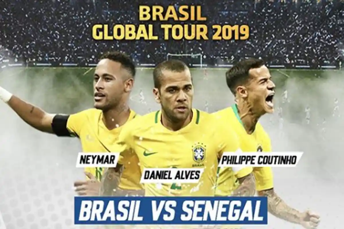 Brasil Vs Senegal Jam 18.45 WIB LIVE tvOne & LIVE Streaming tvOne Connect | Brasil Global Tour 2019