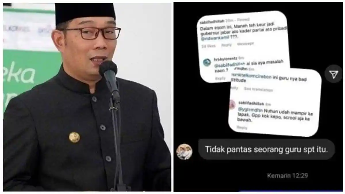 Isi DM Diduga IG Ridwan Kamil, Laporkan Sabil ke Sekolah Usai Dikritik ...