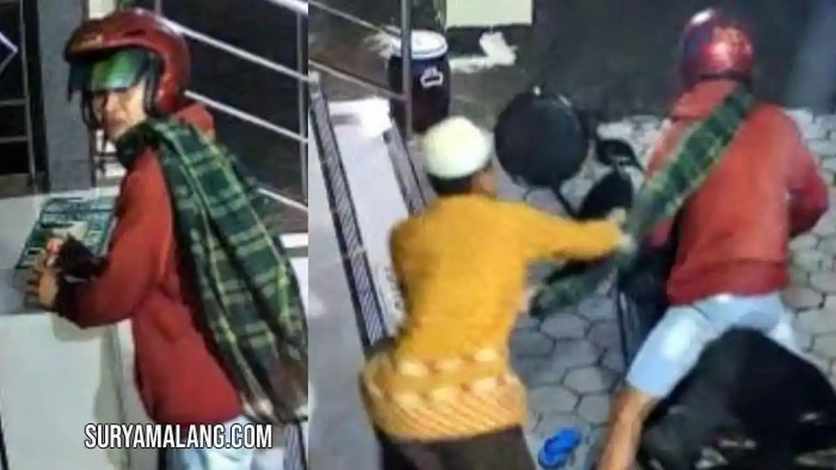Takmir Masjid Pergoki Maling Kotak Amal di Masjid Goa Hiro Ponorogo