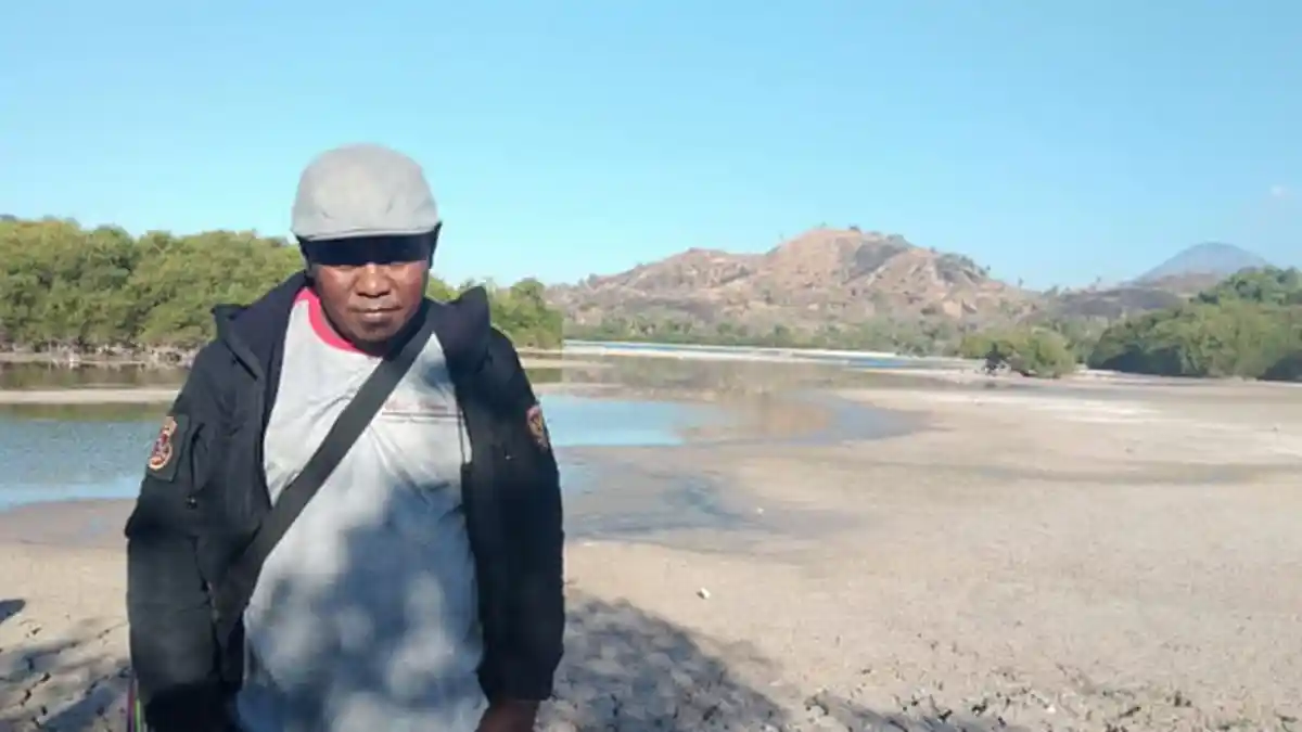 Dampak Kemarau Danau Kota Kaya Adonara Kering