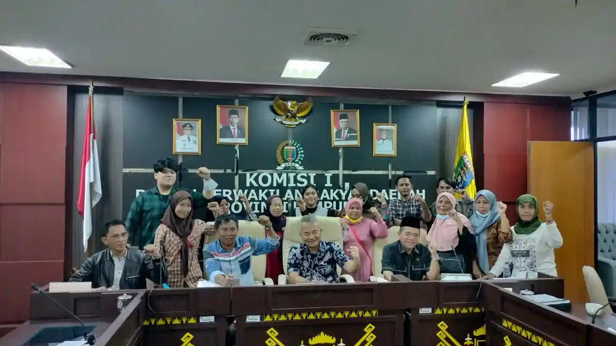 Tidak Dapat Lapak, Puluhan Pedagang RSUDAM Mengadu ke Komisi I DPRD Lampung