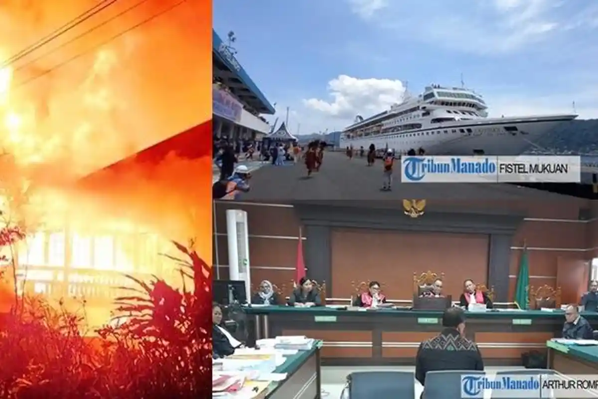 3 Berita Populer Sulawesi Utara: Kebakaran di Sonder, Kapal Pesiar MV Odyssey Berlabuh di Bitung