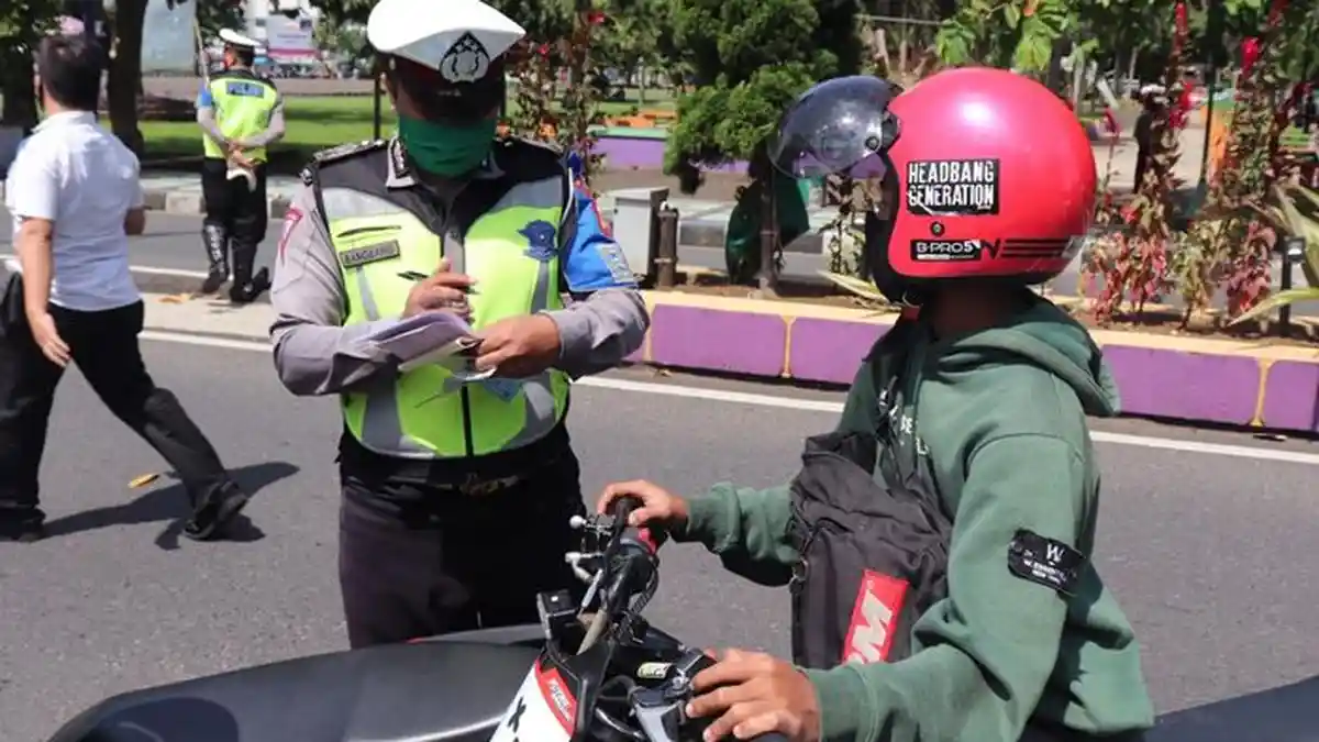 Di Ciamis Sudah 414 Pengendara Ditilang, Paling Banyak Pengemudi Sepeda Motor