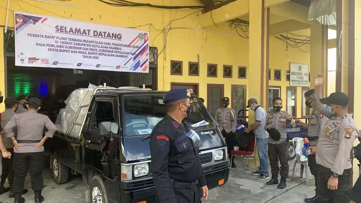 KPU Anambas Rapat Pleno Penghitungan Suara Pilkada Anambas Tingkat Kabupaten Hari Ini