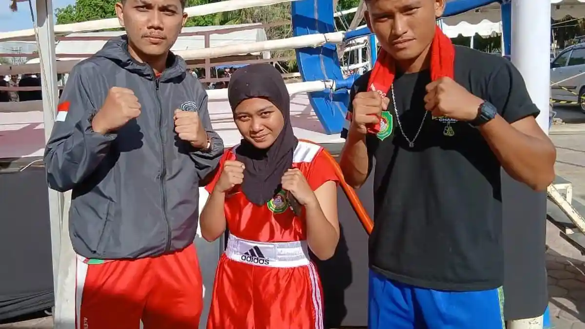 Petinju Putri Aceh Timur Menang KO Atas Aceh Tenggara di Pra-Pora