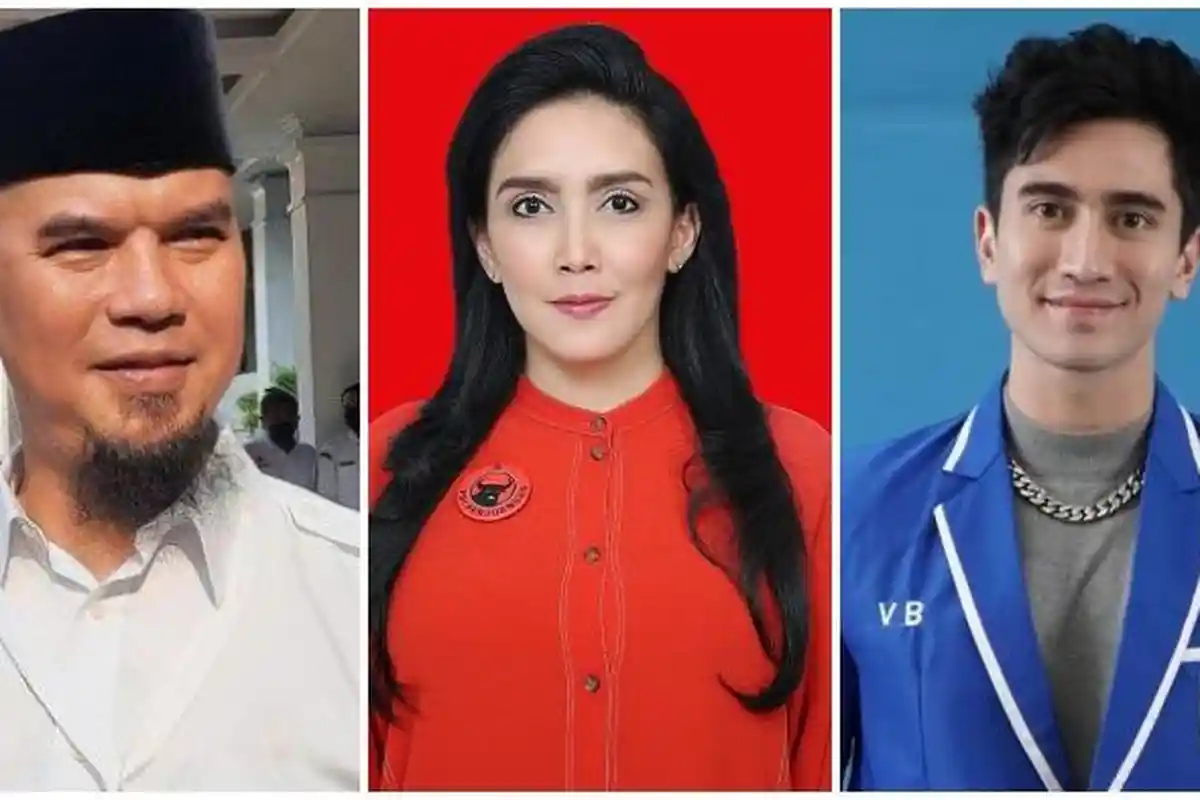 Artis-artis Berlari ke Senayan: Ahmad Dhani, Rieke Oneng Pitaloka hingga Verrel Bramasta