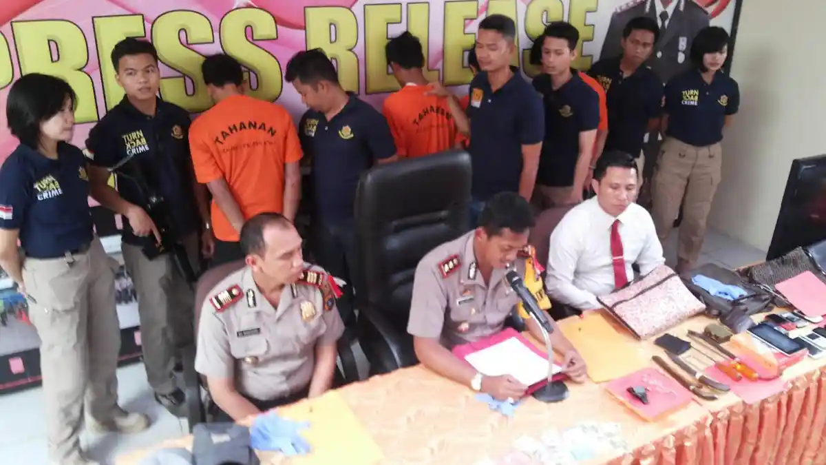 Dua Anggota Komplotan Maling Spesialis Rumah Kosong Didor