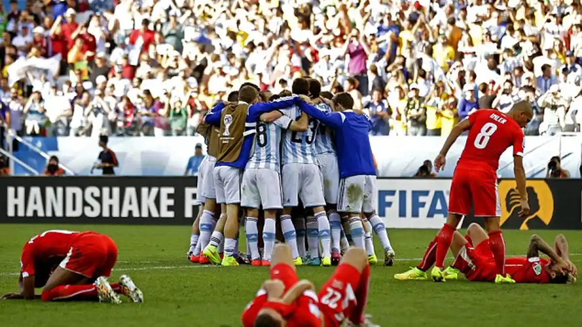 Pelatih Argentina Mengaku Beruntung Kalahkan Swiss