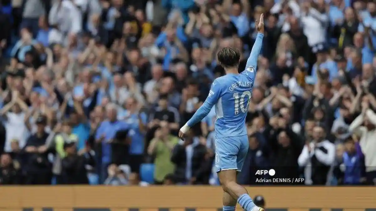 HASIL Babak 1 Man City Vs Norwich: Pemain Termahal Jack Grealish Cetak Gol Perdana, The Citizens 2-0