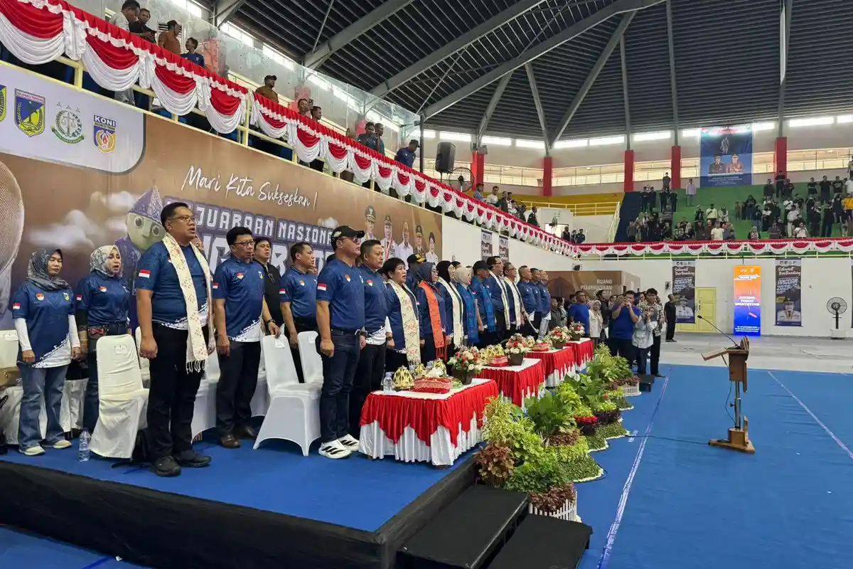 Kejurnas Anggar 2025 Resmi Dibuka, Kemenkum Sulteng Tegaskan Dukungan Pembinaan Atlet
