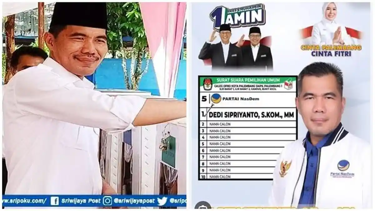 Profil Dedi Sipriyanto SKom MM, Caleg Nasdem Digadang Bakal Jadi Ketua DPRD Palembang