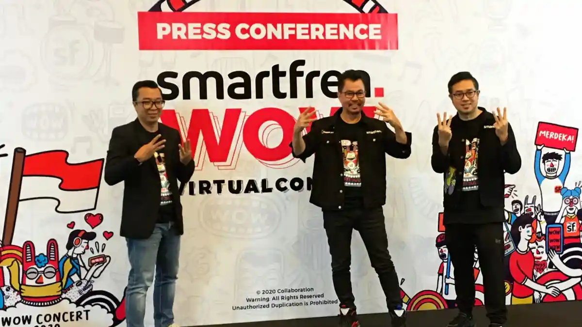 Jelang Perayaan Kemerdekaan, Smartfren Hadirkan Konser Virtual Interaktif dari Tiga Negara