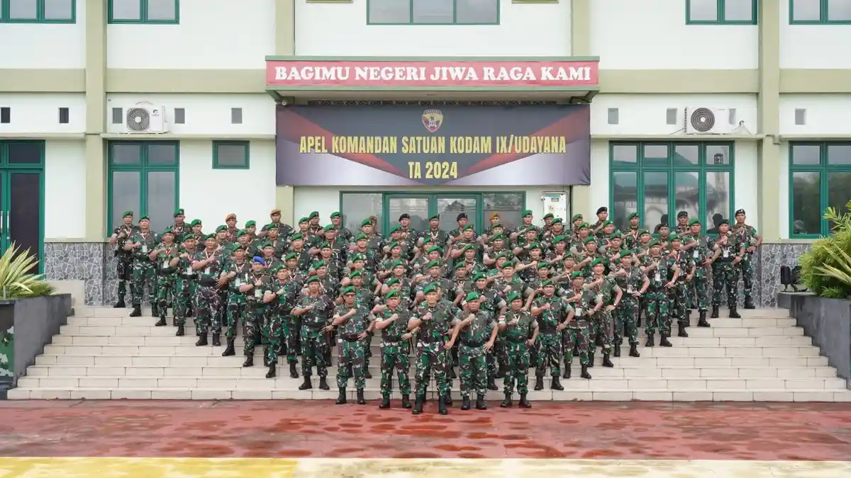 Pangdam IX/Udayana Beri Penekanan Soal Pilkada Bali Dalam Apel Dansat, Peringati HUT ke-67