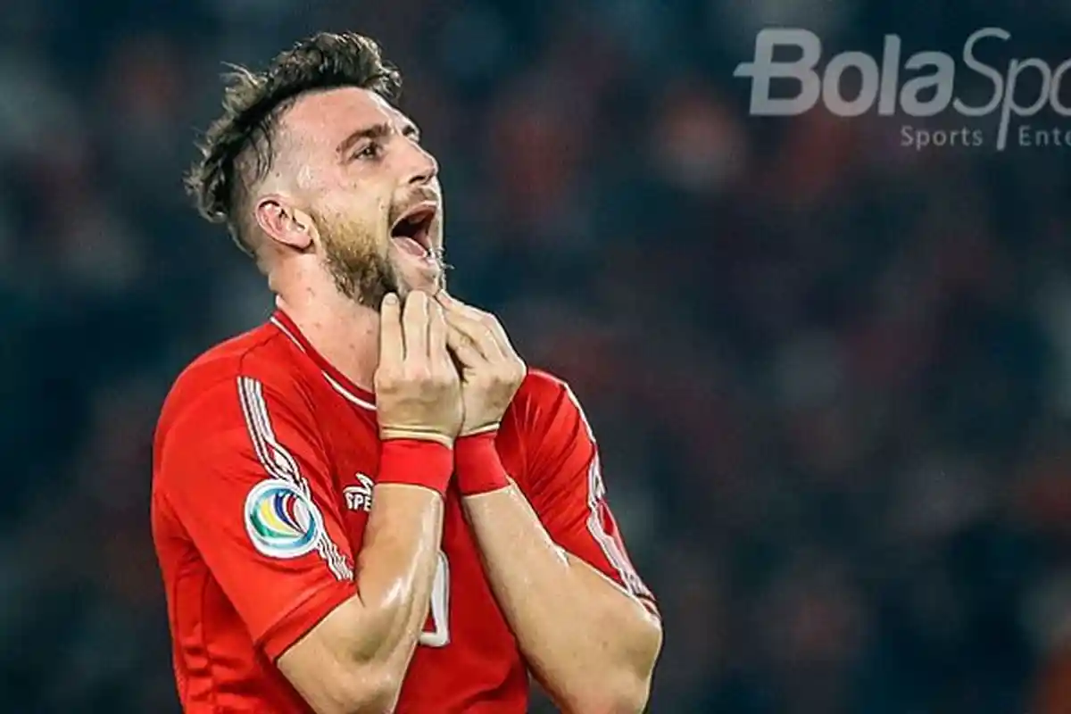 Persija Jakarta vs Sriwijaya FC, Marko Simic Ceploskan Bola di Menit Kesatu SFC Kebobolan Duluan