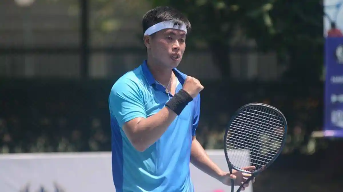 David Agung Susanto Lewati Babak Pertama Usai Kalahkan Petenis India