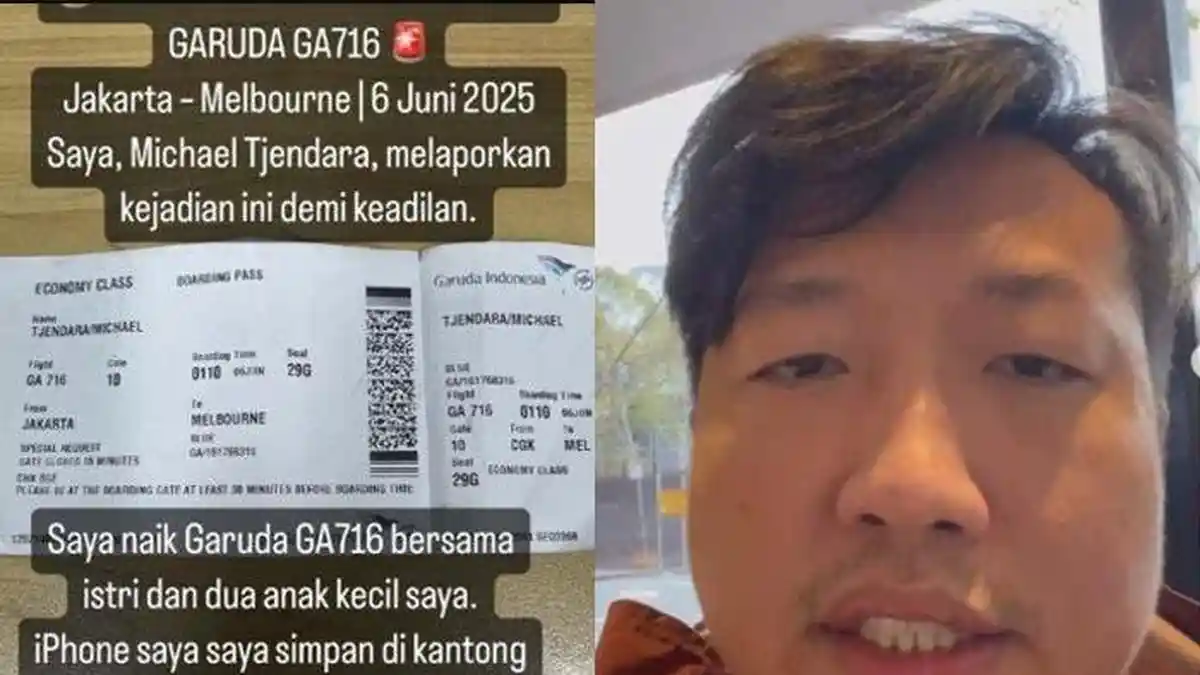 SOSOK Michael Tjendara, Curhat Ponselnya Hilang di Pesawat Garuda Indonesia, Pekerjaannya Terkuak
