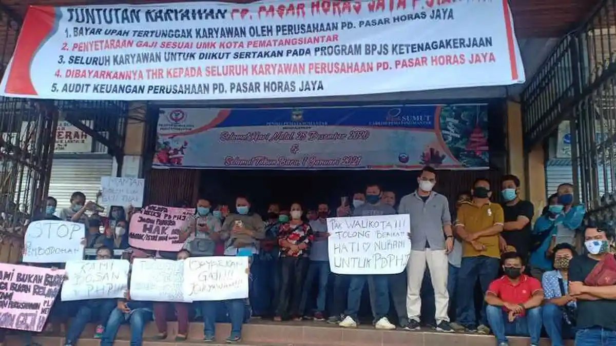 Karyawan Belum Gajian 6 Bulan, Pimpinan PD Pasar Minta Kepedulian Pemko Siantar