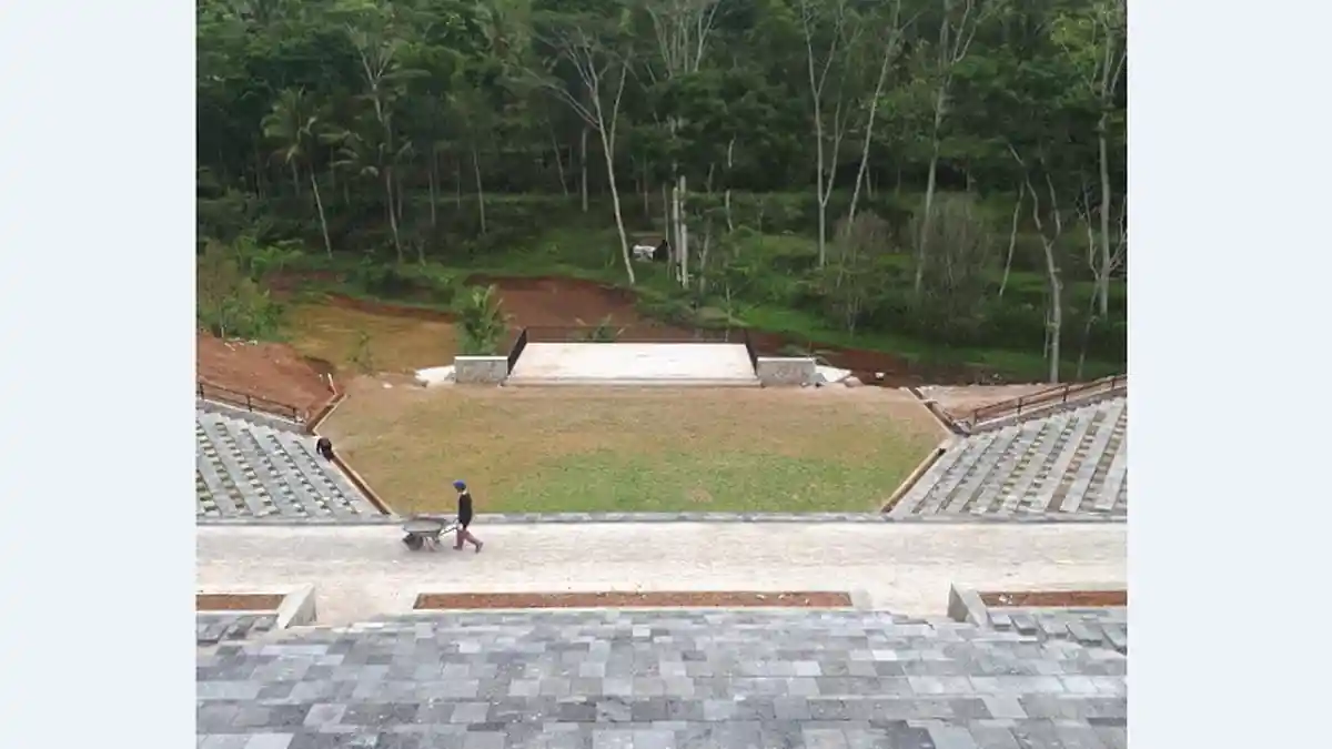 Pemda DIY Bangun Panggung Terbuka di Gunung Api Purba Nglanggeran