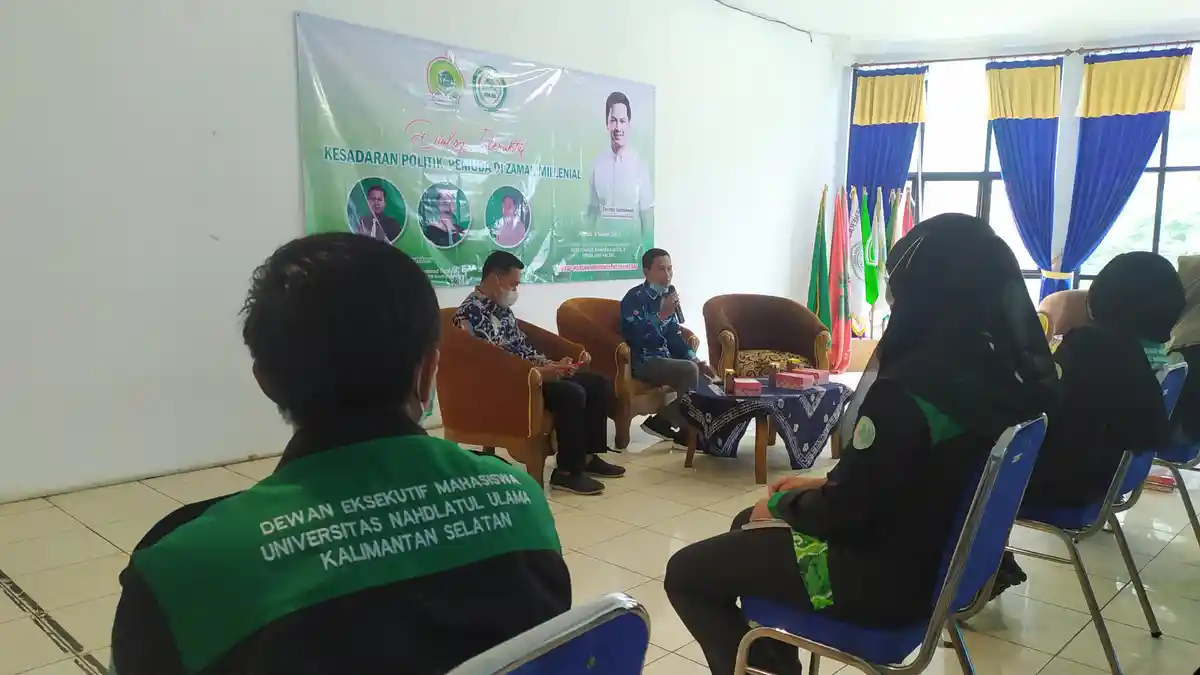 Buka Wawasan Pemuda, DKW Garda Bangsa Kalsel Ajak Pemuda Terjun Berpolitik
