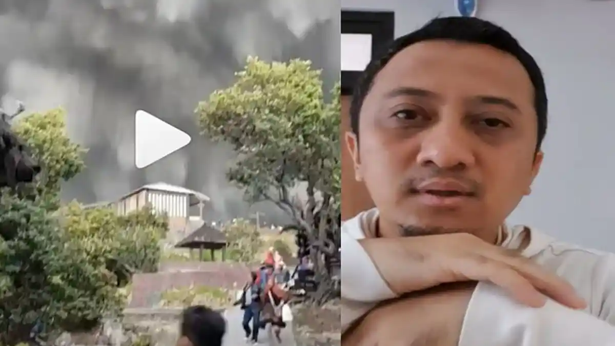 VIDEO DETIK-DETIK Gunung Tangkuban Parahu Erupsi, Ustaz Yusuf Mansur Sampai Berdoa: Yaaa Allah