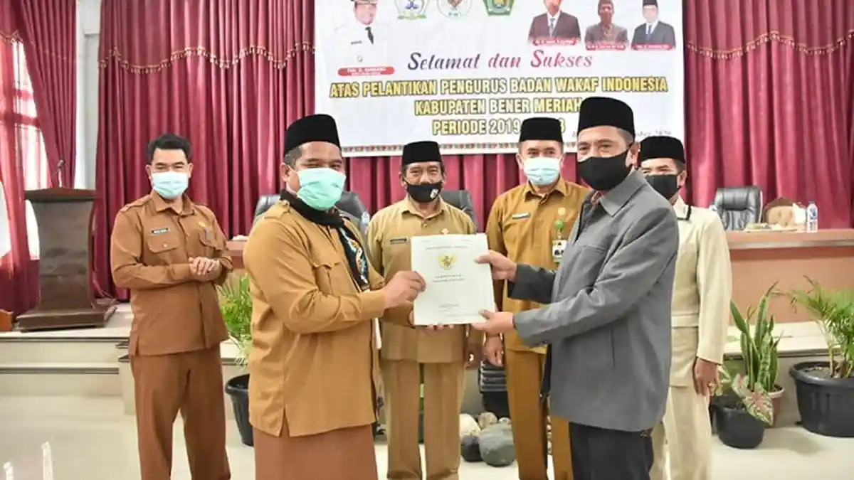 Pengurus BWI Kabupaten Bener Meriah Periode 2019-2023 Dilantik