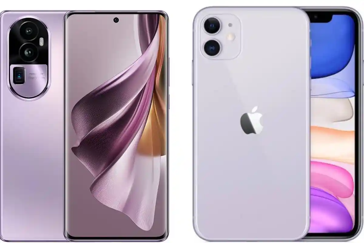 Perbandingan Spesifikasi &Harga HP Oppo Reno10 Pro 5G Vs iPhone 11, Kamera Sama-Sama Pro, Mau Mana?