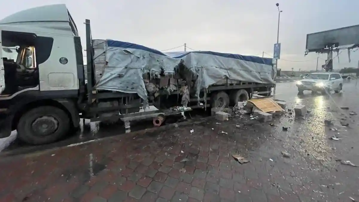 Truk Bantuan Kemanusiaan PBB untuk Gaza Diserang Militer Israel