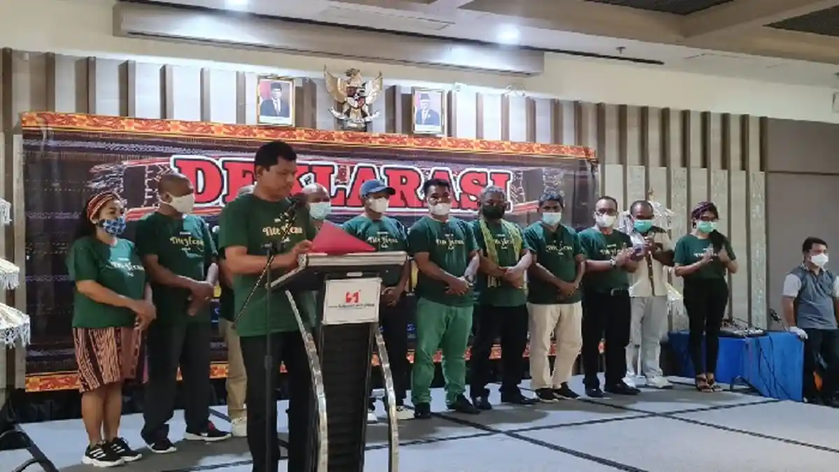 Masyarakat Flores Timur dan Lembata Deklarasi Forkom Tite Hena Bali