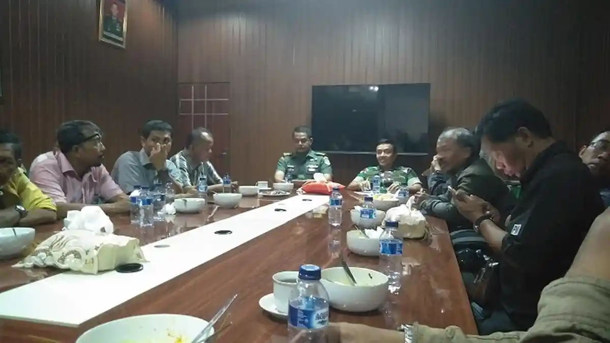 Kodim Depok Jaring Masukan Wartawan untuk Mendukung TMMD