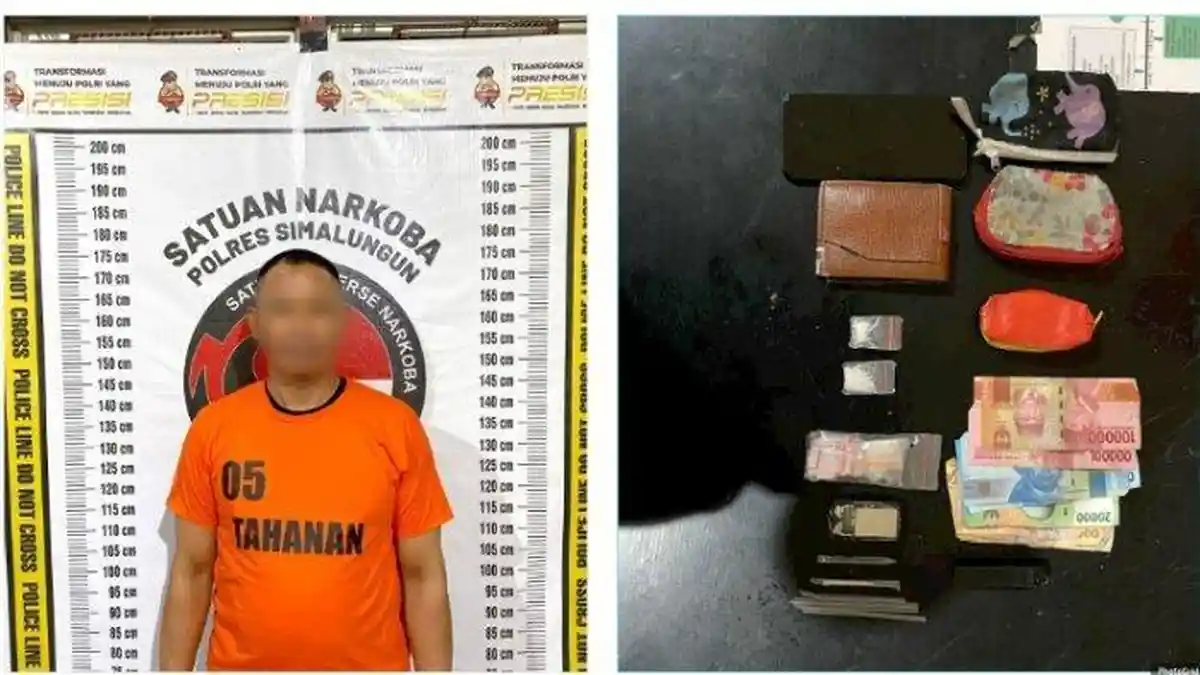 Oknum Polisi Jadi Pengedar Sabu di Simalungun, Aipda Suhartoyo Ditangkap saat Cek In Hotel