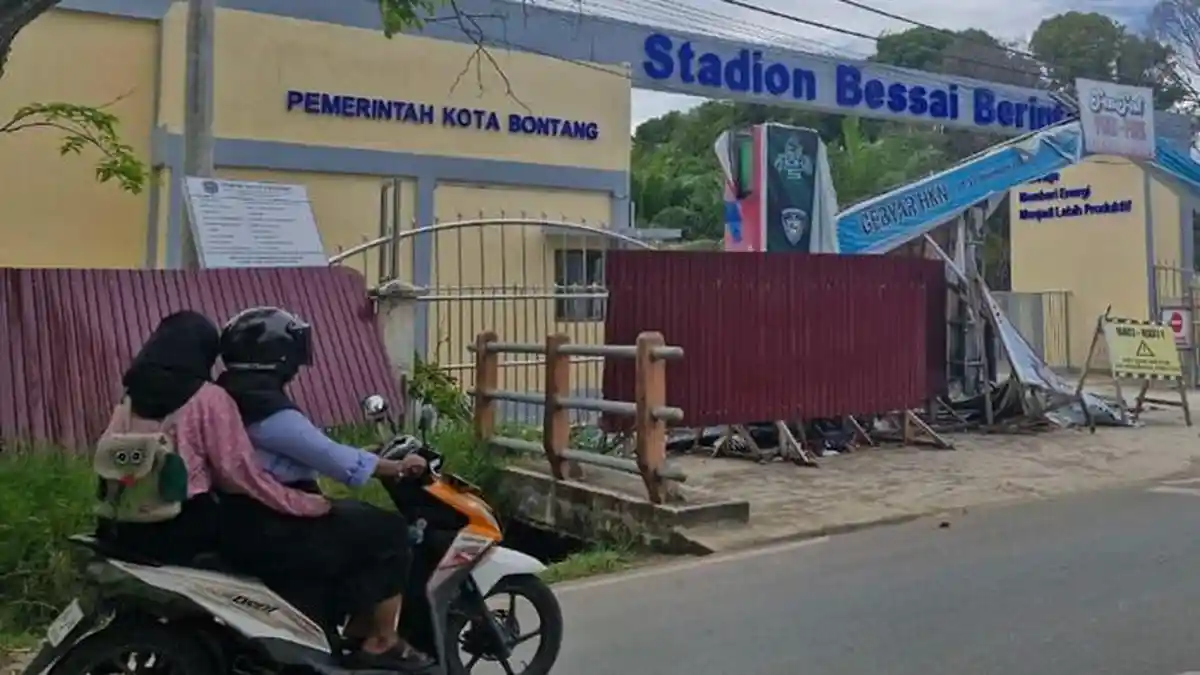 Telan Anggaran Rp10,5 Miliar, Peresmian Stadion Bessai Berinta Bontang Ditunda