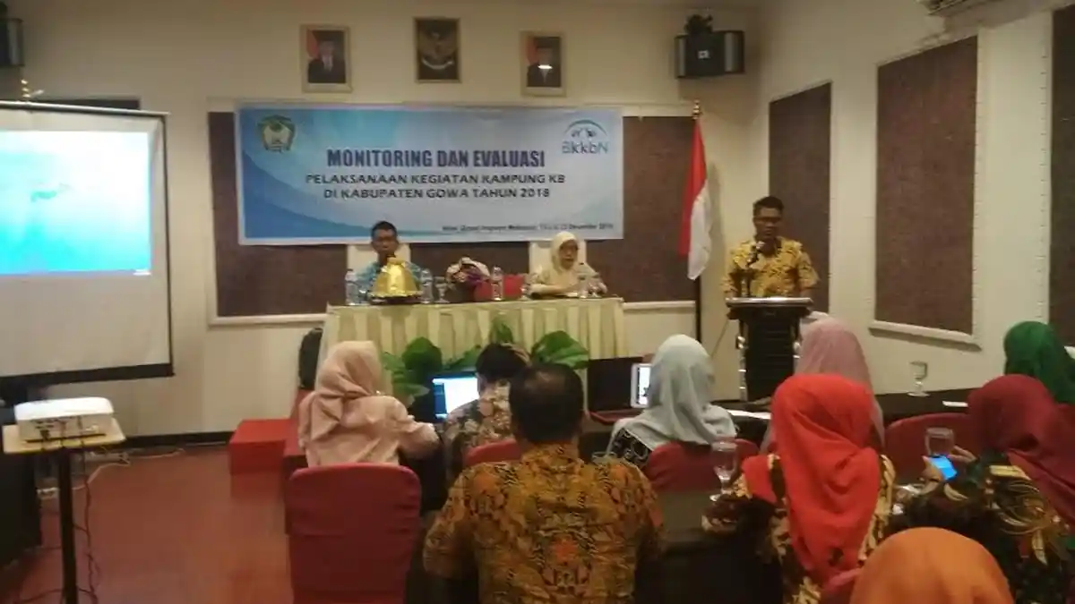 BKKBN Gowa Evaluasi Capaian Kampung KB Sepanjang 2018