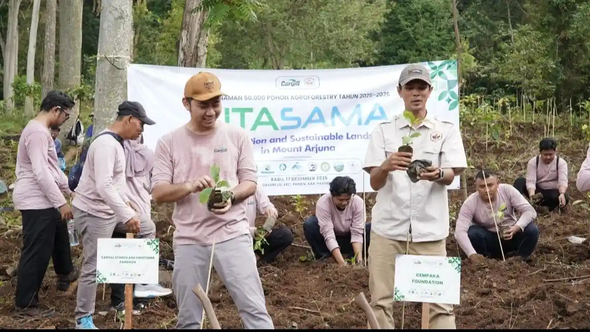Yayasan Cempaka dan Cargill Lanjutkan Program CITASAMA, Tanam 50.000 Pohon di Gunung Arjuno
