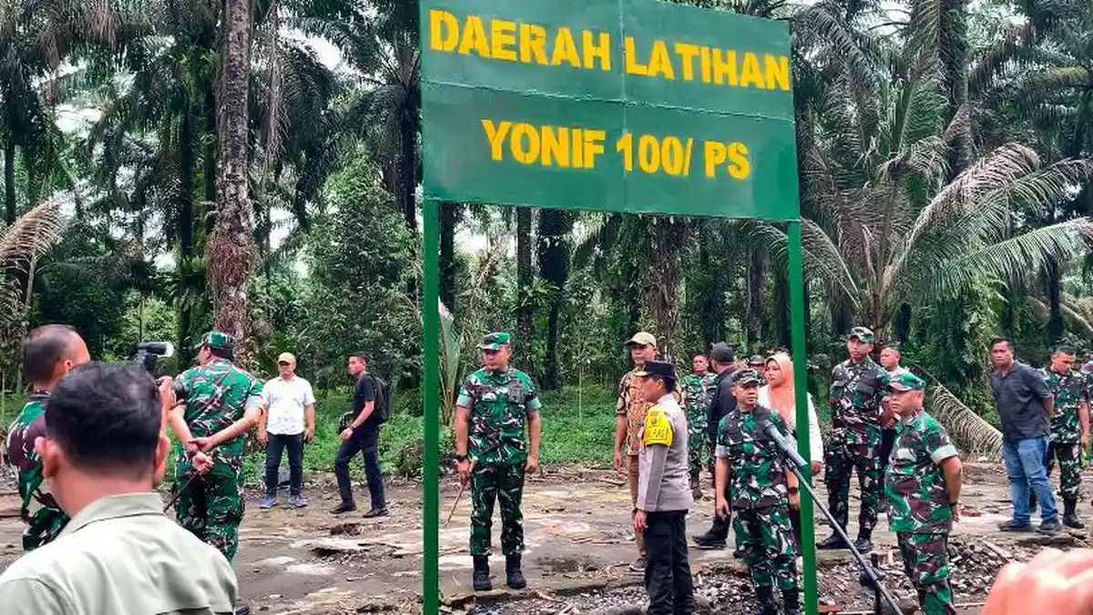 Kodam I BB Sulap Barak Narkoba Jadi Tempat Latihan Raider 100/PS di Langkat